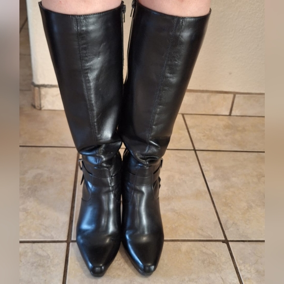 Below the knee 4.5 in stiletto boots - Picture 3 of 5